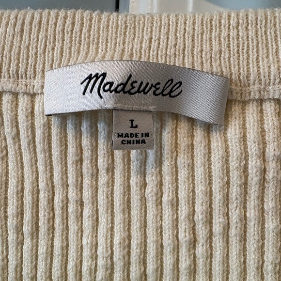 Madewell Scoopneck Button Front Cardigan - Picture 4 of 8